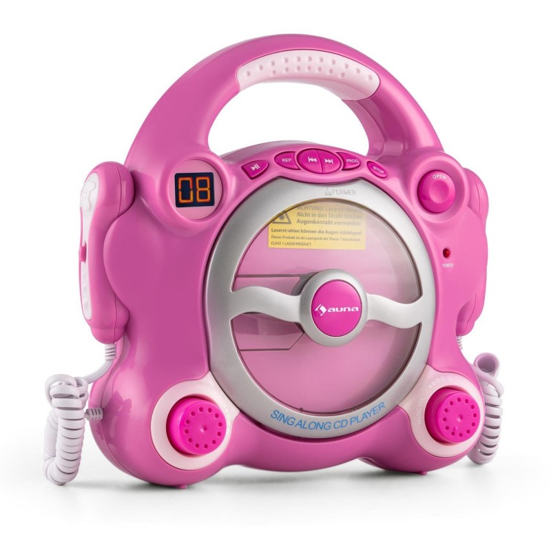 Детский караоке CD-проигрыватель Auna Pocket Rocker Kinder - StockSklad